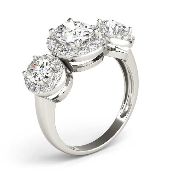Oval Gemstone Fashion Ring · 0.52 ct tw