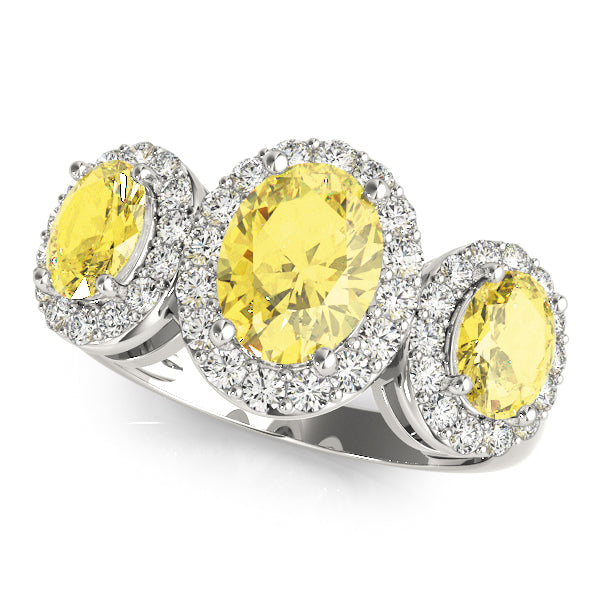 Oval Gemstone Fashion Ring · 0.52 ct tw