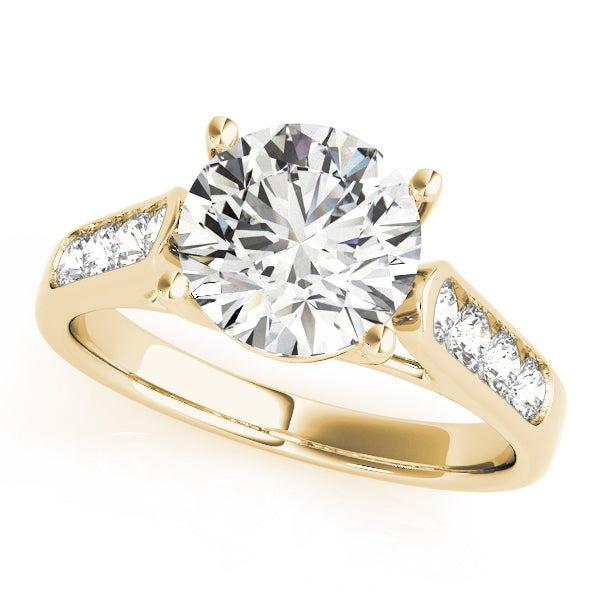 Round Trellis Diamond Engagement Ring · 1.40 ct tw