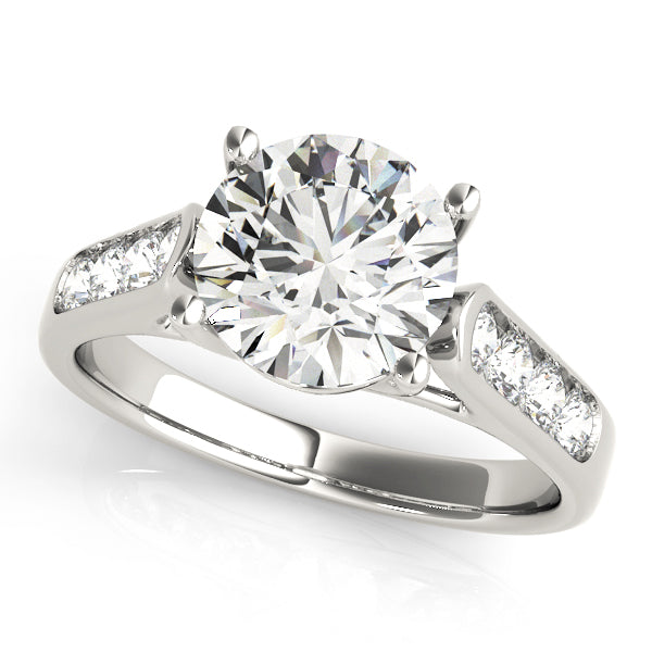 Round Trellis Diamond Engagement Ring · 1.40 ct tw