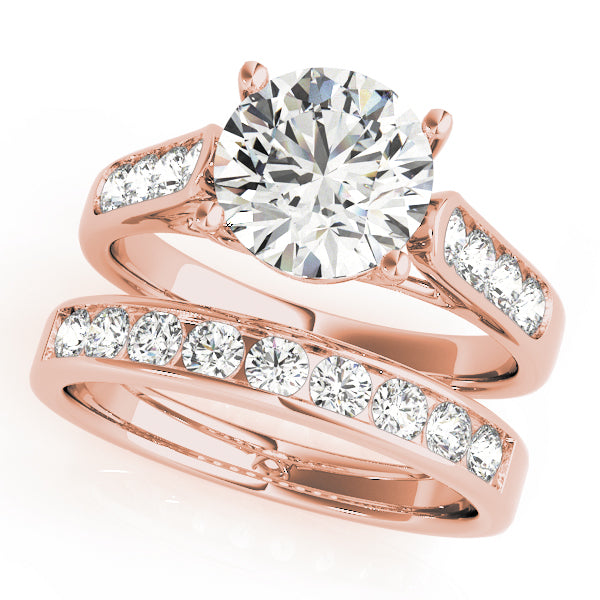 Round Trellis Diamond Engagement Ring · 1.40 ct tw