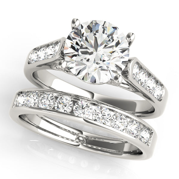 Round Trellis Diamond Engagement Ring · 2.56 ct tw
