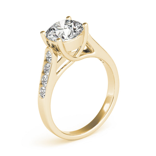 Round Trellis Diamond Engagement Ring · 1.40 ct tw