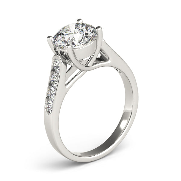 Round Trellis Diamond Engagement Ring · 1.06 ct tw