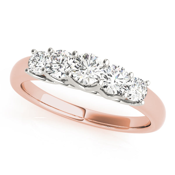 Round Prong Set Diamond Wedding Band · 0.51 ct tw