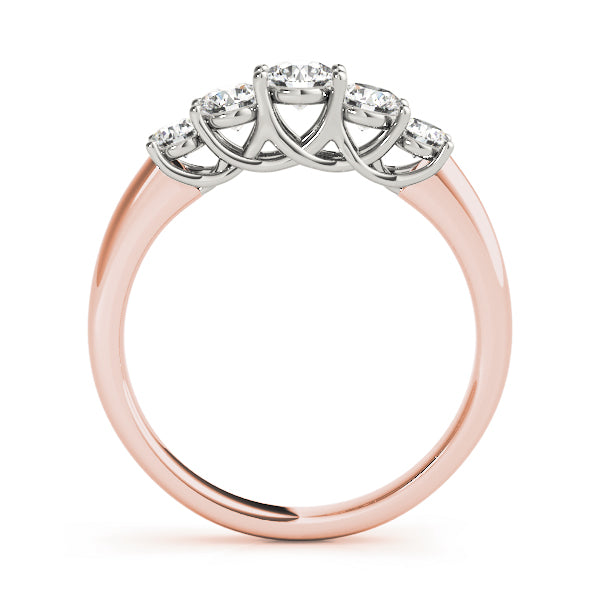 Round Prong Set Diamond Wedding Band · 0.74 ct tw