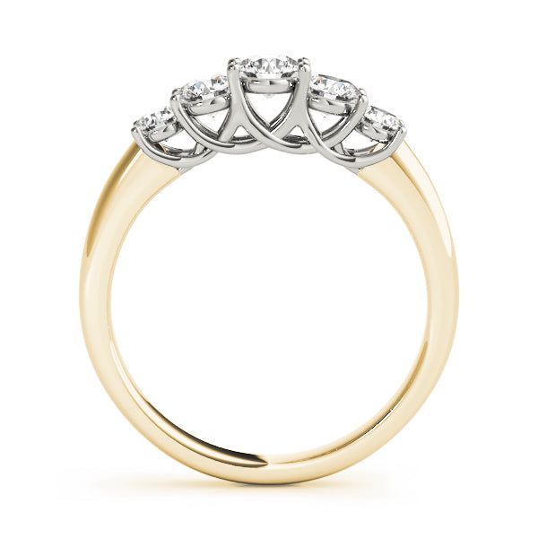 Round Prong Set Diamond Wedding Band · 0.51 ct tw