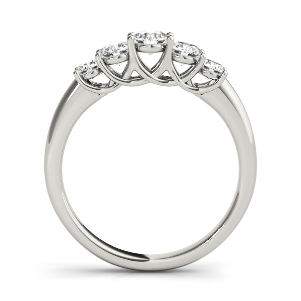 Round Prong Set Diamond Wedding Band · 0.51 ct tw