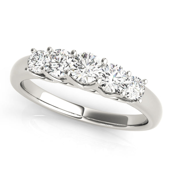 Round Prong Set Diamond Wedding Band · 0.74 ct tw