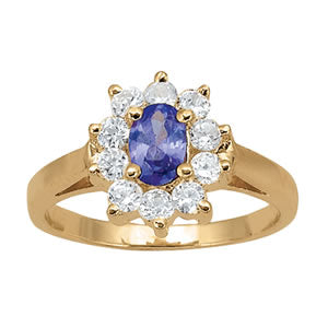 Oval Gemstone Fashion Ring · 0.40 ct tw