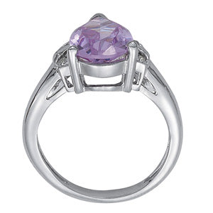 Pear Gemstone Fashion Ring · 0.06 ct tw