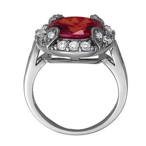 Oval Gemstone Fashion Ring · 0.40 ct tw
