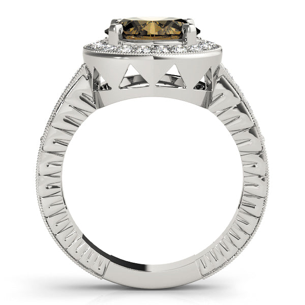 Oval Gemstone Fashion Ring · 0.28 ct tw