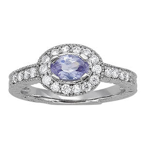 Oval Gemstone Fashion Ring · 0.28 ct tw