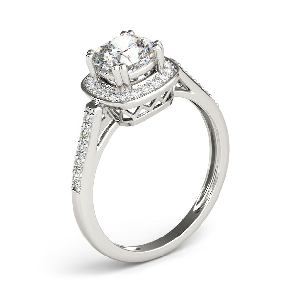 Cushion Princess Gemstone Fashion Ring · 0.18 ct tw