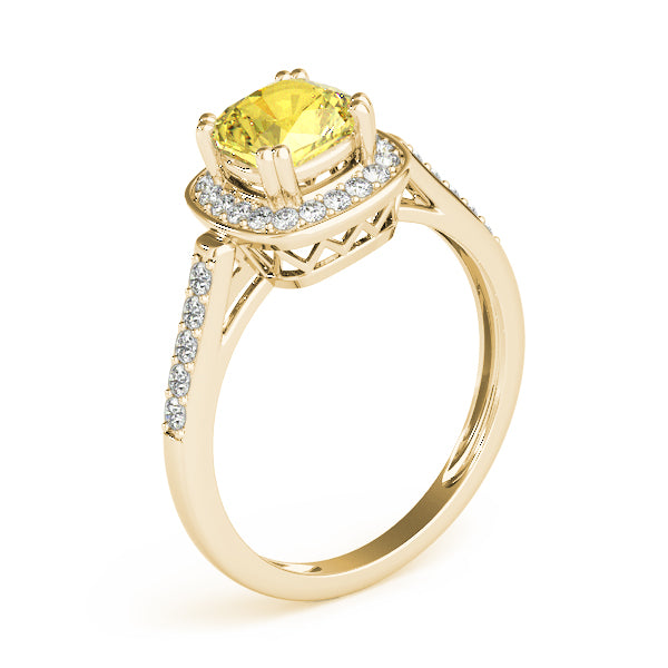 Cushion Princess Gemstone Fashion Ring · 0.16 ct tw
