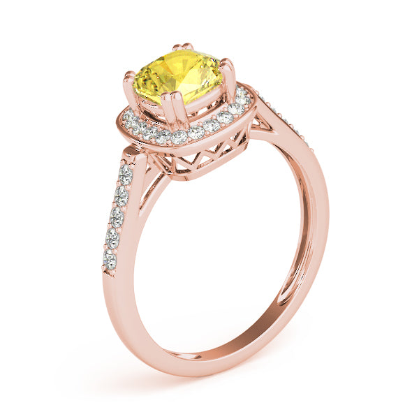 Cushion Princess Gemstone Fashion Ring · 0.16 ct tw