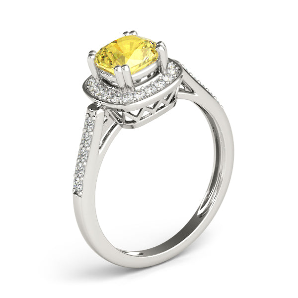 Cushion Princess Gemstone Fashion Ring · 0.24 ct tw