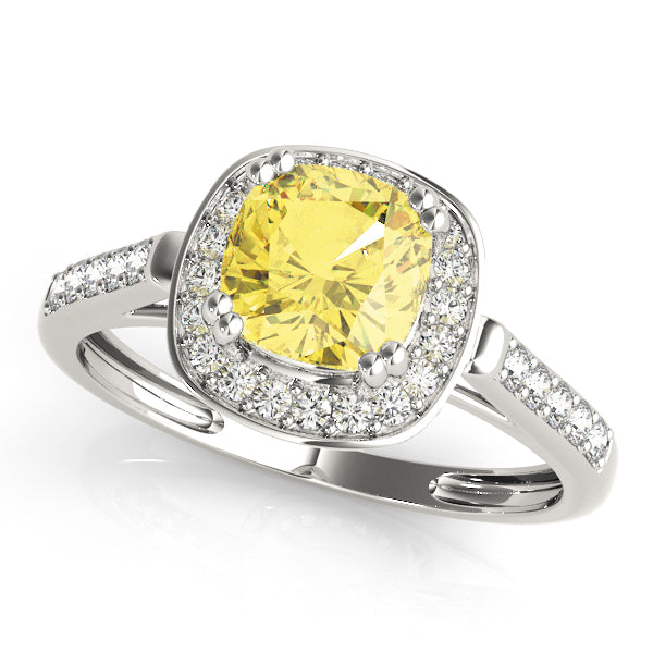 Cushion Princess Gemstone Fashion Ring · 0.16 ct tw