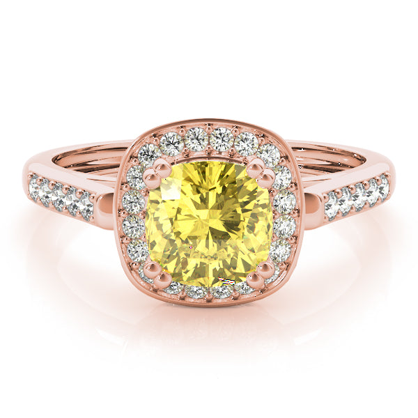 Cushion Princess Gemstone Fashion Ring · 0.16 ct tw