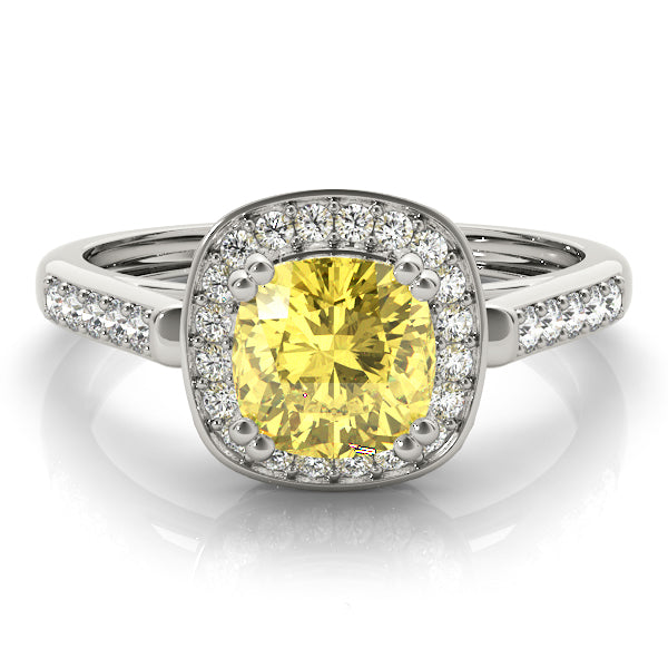 Cushion Princess Gemstone Fashion Ring · 0.22 ct tw