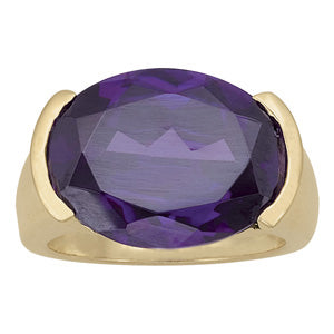 Oval Gemstone Fashion Ring