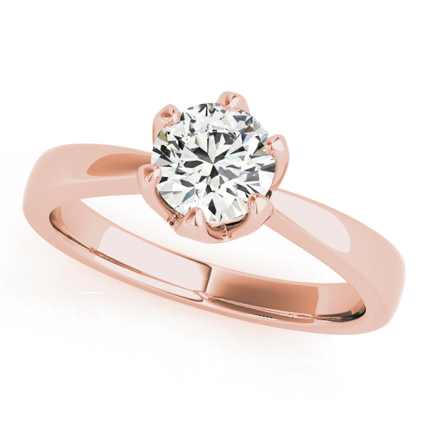 Round Diamond Solitaire Engagement Ring · 0.75 ct tw