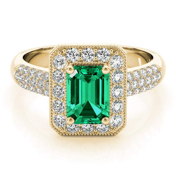 Emerald Gemstone Fashion Ring · 0.79 ct tw