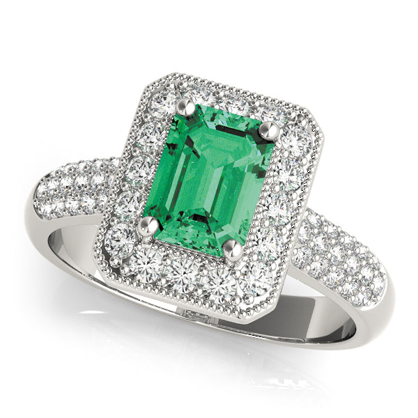 Emerald Gemstone Fashion Ring · 0.56 ct tw