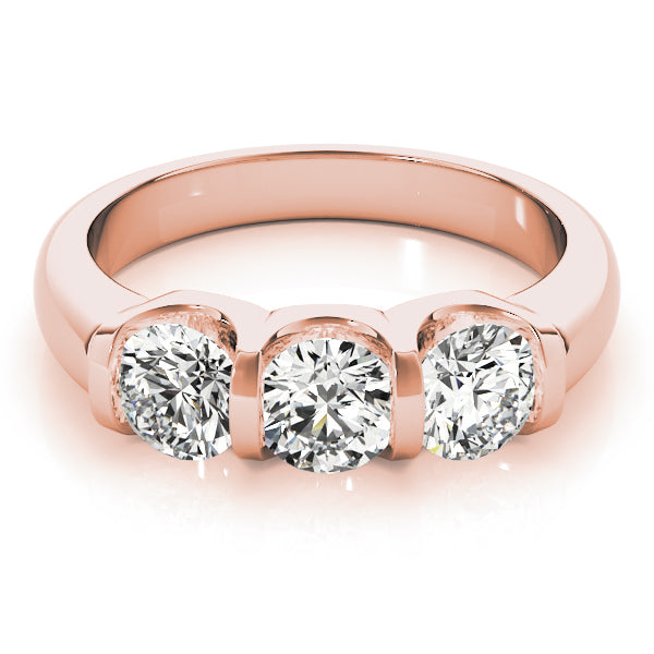 Round Three-Stone Diamond Engagement Ring · 1.50 ct tw