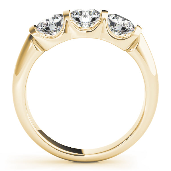 Round Three-Stone Diamond Engagement Ring · 1.50 ct tw