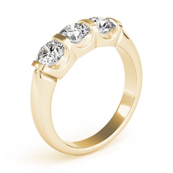 Round Three-Stone Diamond Engagement Ring · 1.50 ct tw