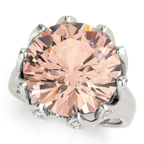 Round Gemstone Fashion Ring · 0.52 ct tw
