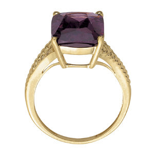 Cushion Emerald Gemstone Fashion Ring · 0.02 ct tw