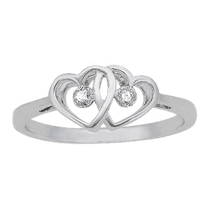 Heart Diamond Fashion Ring · 0.01 ct tw