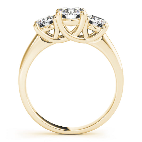 Round Three-Stone Diamond Engagement Ring · 1.00 ct tw