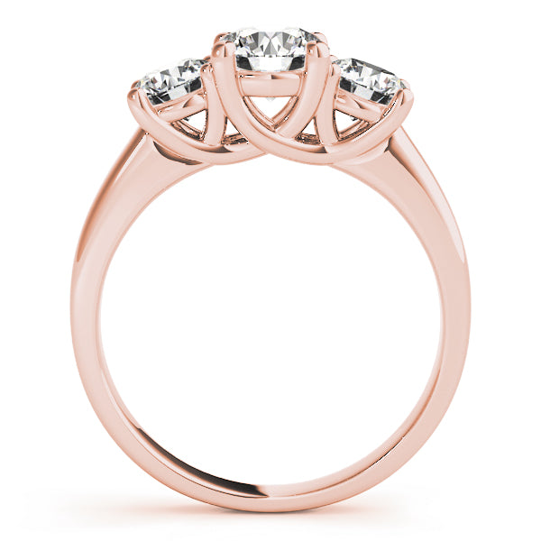 Round Three-Stone Diamond Engagement Ring · 1.00 ct tw