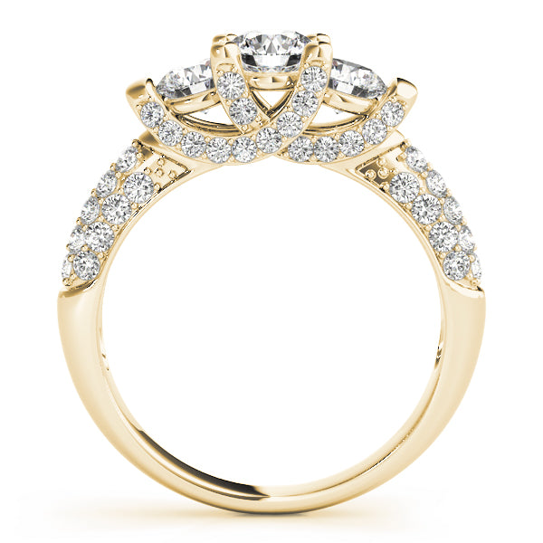 Round Three-Stone Diamond Engagement Ring · 2.48 ct tw