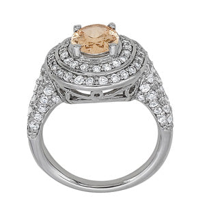 Oval Gemstone Fashion Ring · 0.73 ct tw