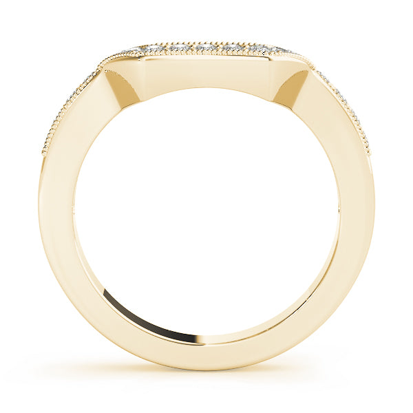 Curved Diamond Wedding Band · 0.19 ct tw