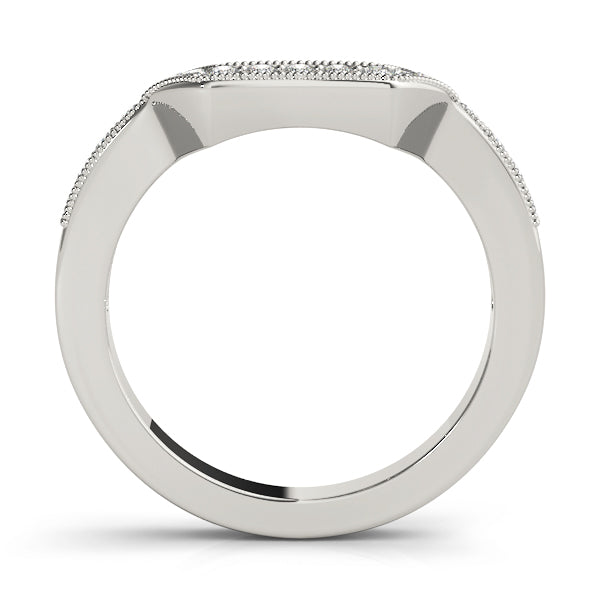 Curved Diamond Wedding Band · 0.19 ct tw