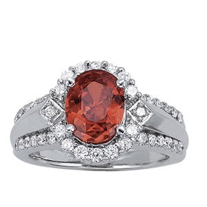 Oval Gemstone Fashion Ring · 0.54 ct tw