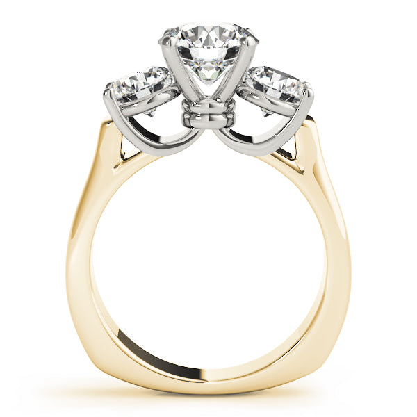 Round Three-Stone Diamond Engagement Ring · 1.00 ct tw