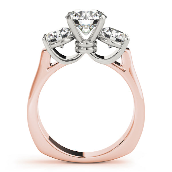 Round Three-Stone Diamond Engagement Ring · 1.00 ct tw