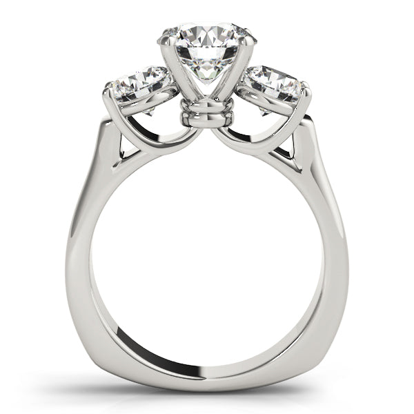 Round Three-Stone Diamond Engagement Ring · 1.00 ct tw