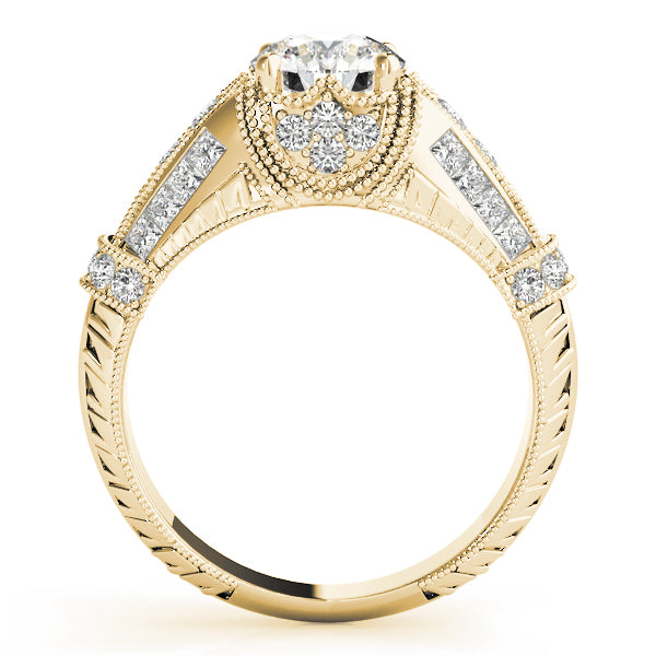 Round Antique Diamond Engagement Ring · 1.69 ct tw