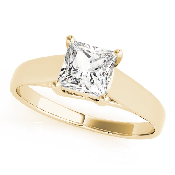 Square Trellis Engagement Ring