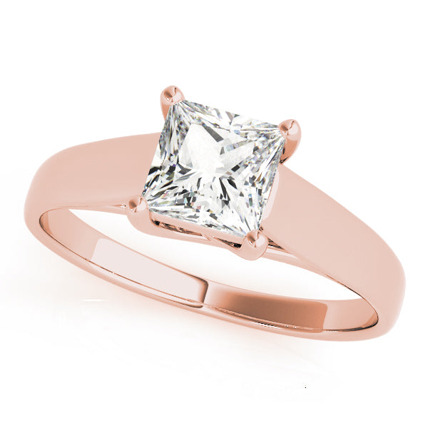 Square Trellis Engagement Ring