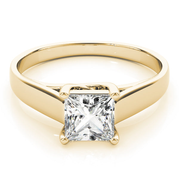 Square Trellis Engagement Ring