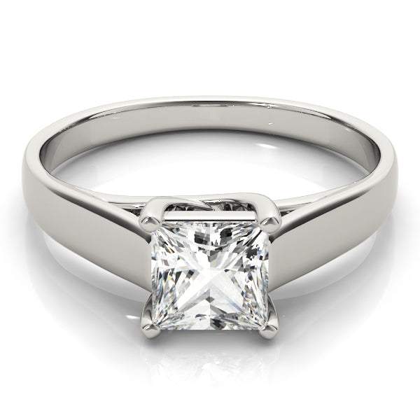 Square Trellis Engagement Ring